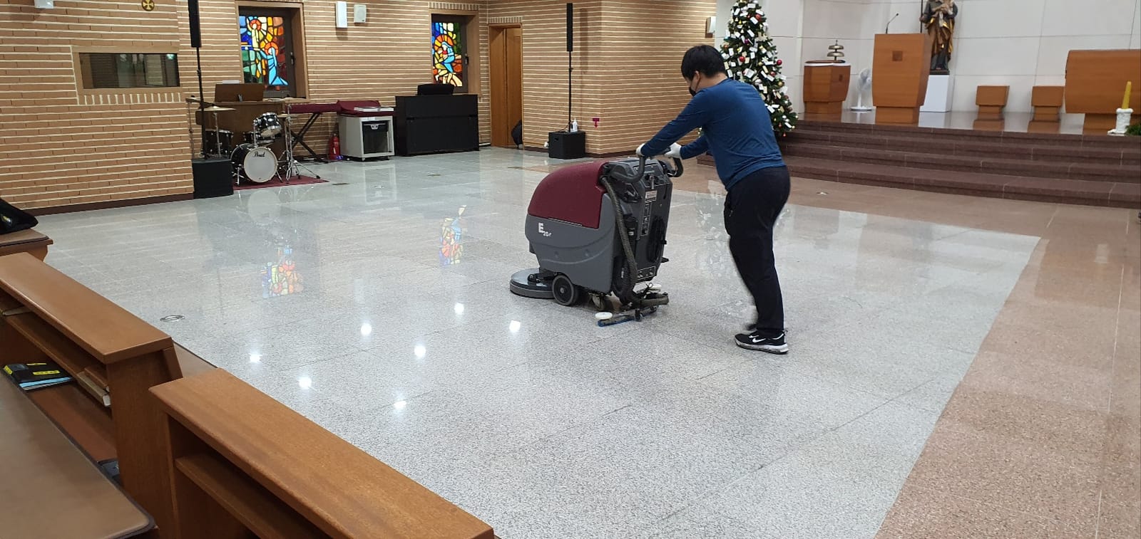 바닥 재질 맞춤형 세제 사용